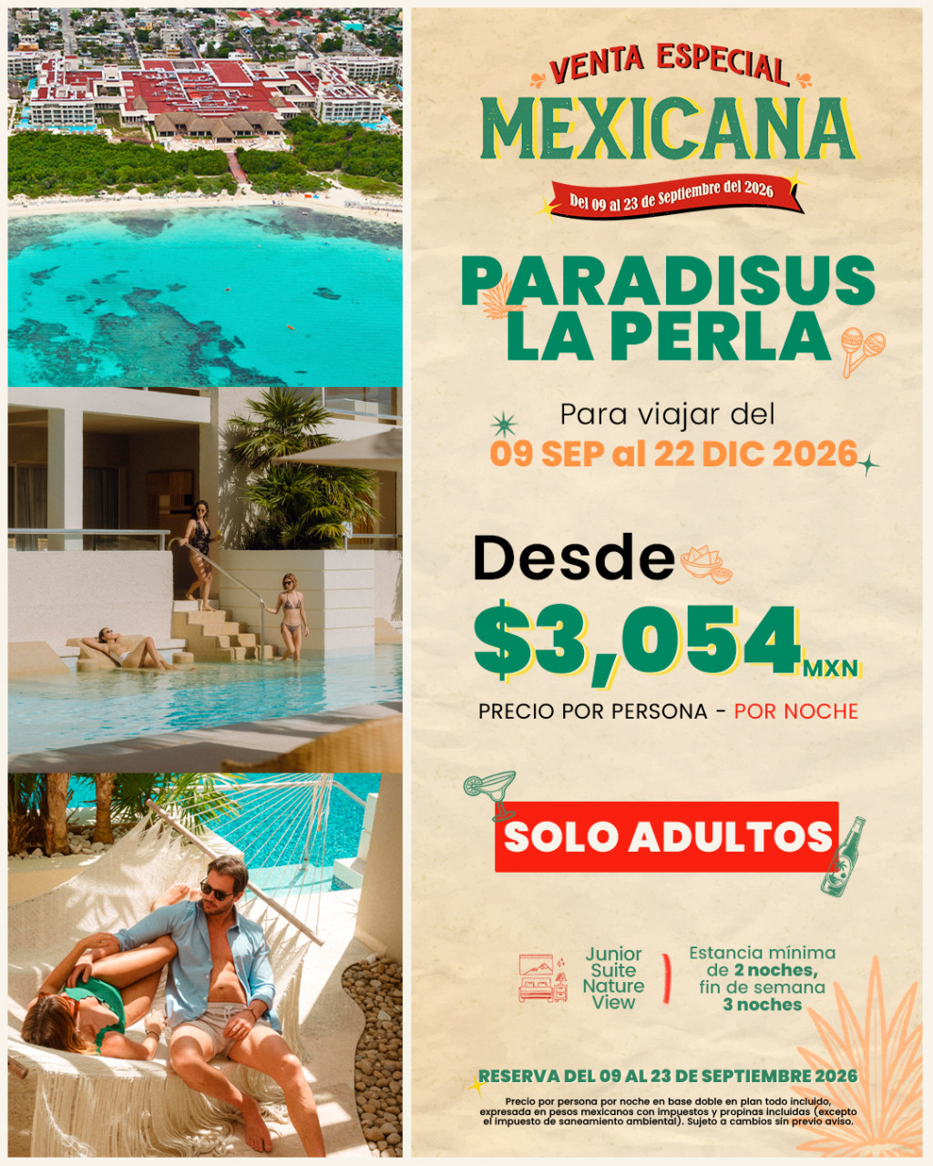 Promoción de viaje 20 de Sensira