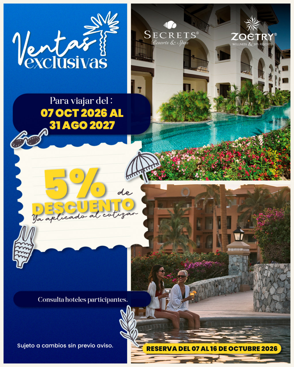 Promoción de viaje 43 de Sensira