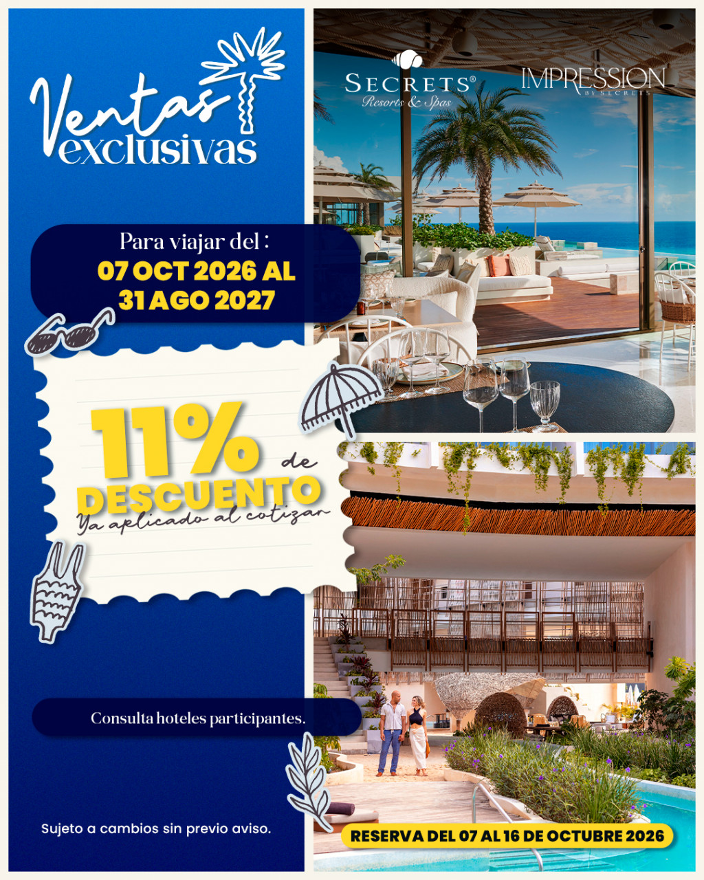 Promoción de viaje 45 de Sensira
